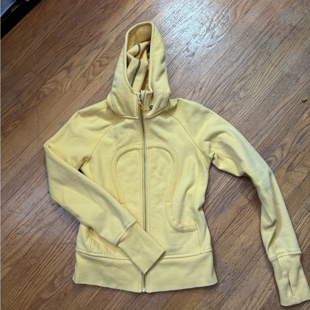Lululemon Athletica Soft Yellow Fleece Hoodie